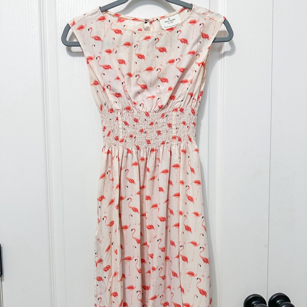 Kate Spade Size 2 Flamingo Dress